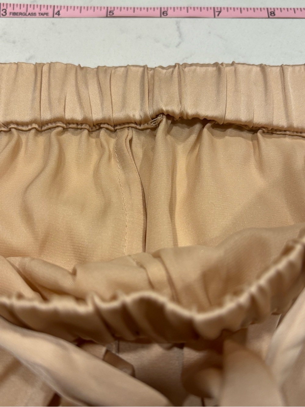L'Academie Wide Leg Pants in Blush Tan - Picture 6 of 7